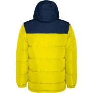 Tallin ocieplana kurtka unisex, l, żółty, niebieski