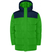 Tallin ocieplana kurtka unisex, l, zielony, niebieski