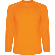 Męska koszulka sportowa Montecarlo z długim rękawem 150 g/m², l, pomarańczowy