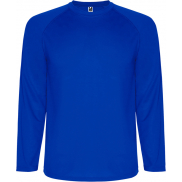 Męska koszulka sportowa Montecarlo z długim rękawem 150 g/m², xl, niebieski