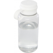 Butelka sportowa Ryder z materiału RPET, z certyfikatem RCS, o pojemności 900 ml, z wielofunkcyjną zakrętką, biały