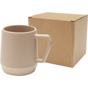 Dolce kubek ceramiczny o pojemności 300 ml z matowym wykończeniem, piasek pustyni
