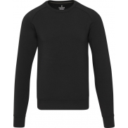 Yukon bluza sportowa typu unisex z dzianiny interlock z okrągłym dekoltem 350 g/m², xl, czarny