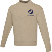 Tin sweter unisex Aware™ z okrągłym dekoltem z materiałów z recyklingu 280 g/m², s, piasek pustyni