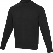 Tin sweter unisex Aware™ z okrągłym dekoltem z materiałów z recyklingu 280 g/m², m, czarny