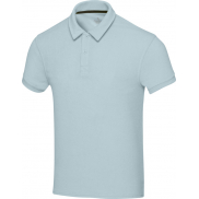 Koszulka polo Akoya, unisex, z materiału frotte z recyklingu 230 g/m², xs, niebieski