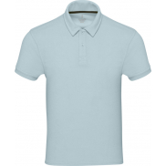 Koszulka polo Akoya, unisex, z materiału frotte z recyklingu 230 g/m², s, niebieski