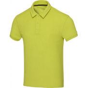 Koszulka polo Akoya, unisex, z materiału frotte z recyklingu 230 g/m², xl, zielony