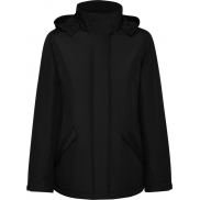 America damska ocieplana kurtka typu parka, 2xl, czarny