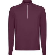Estambul męska bluza z długim rękawem i zamkiem błyskawicznym na połowie długości 200 g/m², 2xl, fioletowy