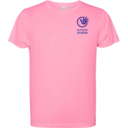 Estoril short sleeve kids t-shirt 125 g/m², 4, różowy