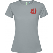 Estoril damska koszulka z krótkim rękawem 125 g/m², 2xl, szary
