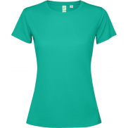 Estoril damska koszulka z krótkim rękawem 125 g/m², 2xl, zielony