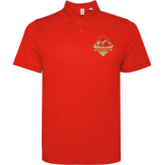 Torrmo męskie polo z krótkim rękawem 125 g/m², l, czerwony