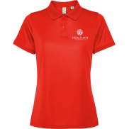 Tormo damskie polo z krótkim rękawem 125 g/m², m, czerwony