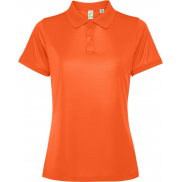 Tormo damskie polo z krótkim rękawem 125 g/m², l, pomarańczowy