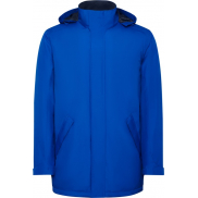 America męska ocieplana kurtka typu parka, xl, niebieski