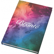 Notatnik A5 Novella Brontë w twardej oprawie matowej, 100 kartek, biały