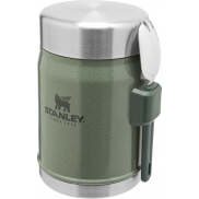 Słoik na żywność Stanley Legendary z łyżko-widelcem, o pojemności 400 ml, zielony
