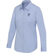 Camelian koszula damska z popeliny 133 g/m², m, niebieski
