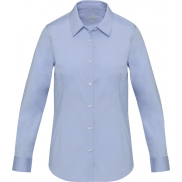 Camelian koszula damska z popeliny 133 g/m², l, niebieski
