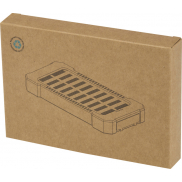 Altair wytrzymały powerbank o pojemności 5000 mAh i mocy 10 W, wykonany z tworzyw sztucznych pochodzących z recyklingu, z wbu, c