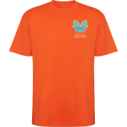 Koszulka Bull, unisex, oversize, z krótkim rękawem 210 g/m², l, pomarańczowy