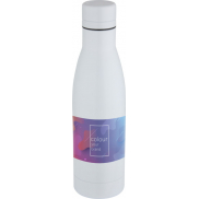 Vasa butelka na wodę ze stali nierdzewnej do nadruku sublimacyjnego o pojemności 500 ml, biały