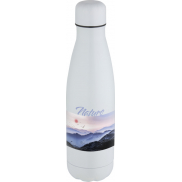 Cove próżniowa butelka ze stali nierdzewnej o pojemności 500 ml do nadruku sublimacyjnego, biały