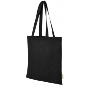 Odisha organiczna torba na zakupy z certyfikatem OCS o gramaturze 140 g/m², 7 l , czarny