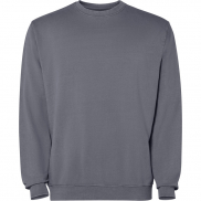 Jaya sweter unisex z okrągłym dekoltem 250 g/m², m, szary