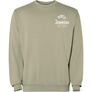 Jaya sweter unisex z okrągłym dekoltem 250 g/m², 2xl, piasek pustyni