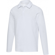 Apollo koszulka polo z długim rękawem, uniseks 245 g/m², xs, biały