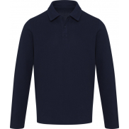Apollo koszulka polo z długim rękawem, uniseks 245 g/m², s, niebieski