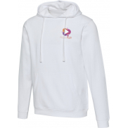 Jasper bluza uniseks z kapturem 280 g/m², 5xl, biały