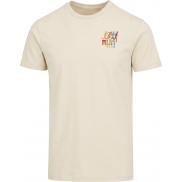 Balfour organiczna koszulka unisex o gramaturze 200 g/m² z krótkim rękawem i certyfikatem OCS, xl, piasek pustyni