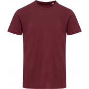 Balfour organiczna koszulka unisex o gramaturze 200 g/m² z krótkim rękawem i certyfikatem OCS, xxl, czerwony