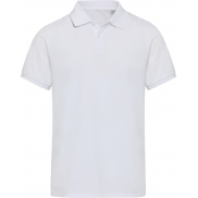 Beryl naturalna koszulka polo z recyklingu z krótkim rękawem, unisex, o gramaturze 220 g/m², xxs, biały