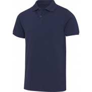 Beryl naturalna koszulka polo z recyklingu z krótkim rękawem, unisex, o gramaturze 220 g/m², xs, niebieski