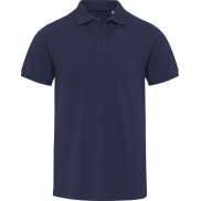 Beryl naturalna koszulka polo z recyklingu z krótkim rękawem, unisex, o gramaturze 220 g/m², xxs, niebieski