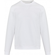 Jasper organiczna bluza unisex z recyklingu o gramaturze 280 g/m² z okrągłym dekoltem i certyfikatem OCS, 3xl, biały