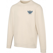 Jasper organiczna bluza unisex z recyklingu o gramaturze 280 g/m² z okrągłym dekoltem i certyfikatem OCS, s, piasek pustyni