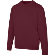 Jasper organiczna bluza unisex z recyklingu o gramaturze 280 g/m² z okrągłym dekoltem i certyfikatem OCS, xxl, czerwony