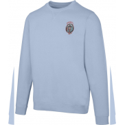 Jasper organiczna bluza unisex z recyklingu o gramaturze 280 g/m² z okrągłym dekoltem i certyfikatem OCS, 3xl, niebieski