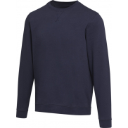 Jasper organiczna bluza unisex z recyklingu o gramaturze 280 g/m² z okrągłym dekoltem i certyfikatem OCS, xxl, niebieski
