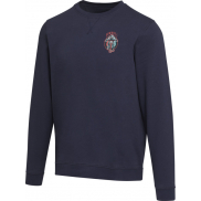 Jasper organiczna bluza unisex z recyklingu o gramaturze 280 g/m² z okrągłym dekoltem i certyfikatem OCS, 4xs, niebieski