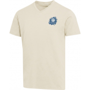 Balfour organiczna koszulka unisex z krótkim rękawem i dekoltem w serek, wykonana z materiału o gramaturze 200 g/m², z certyf, x