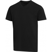 Balfour organiczna koszulka unisex z krótkim rękawem i dekoltem w serek, wykonana z materiału o gramaturze 200 g/m², z certyf, l