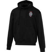 Boris 280 g/m2 bluza z kapturem unisex z bawełny organicznej z certyfikatem OCS w stylu oversize, m, czarny