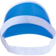 Bright czapka z przezroczystym daszkiem , niebieski